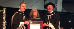 Bernie Pauly honorary degree Red Deer College